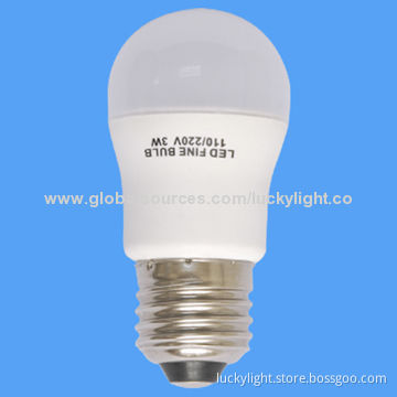 Good Quality 3W E27 LED Bulb with India Price, No UV or IR Light Radiation